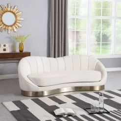 Meridian Furniture Shelly Velvet Sofa