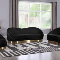 Meridian Furniture Shelly Velvet Sofa
