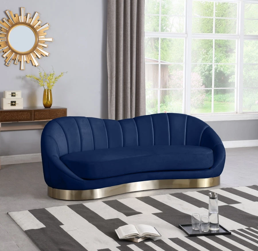 Meridian Furniture Shelly Velvet Sofa