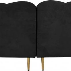 Meridian Furniture Divine Velvet 2 Piece Sectional Living Room