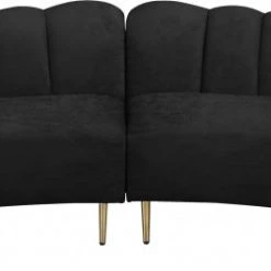 Meridian Furniture Divine Velvet 2 Piece Sectional Living Room