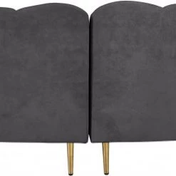 Meridian Furniture Divine Velvet 2 Piece Sectional Living Room