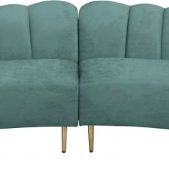 Meridian Furniture Divine Velvet 2 Piece Sectional Living Room