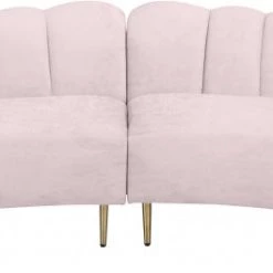 Meridian Furniture Divine Velvet 2 Piece Sectional Living Room