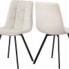 Meridian Furniture Dining Room Annie Velvet Dining Chair Set Of 2