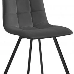 Meridian Furniture Dining Room Annie Velvet Dining Chair Set Of 2