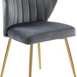 Meridian Furniture Finley Velvet Chair- Set Of 2