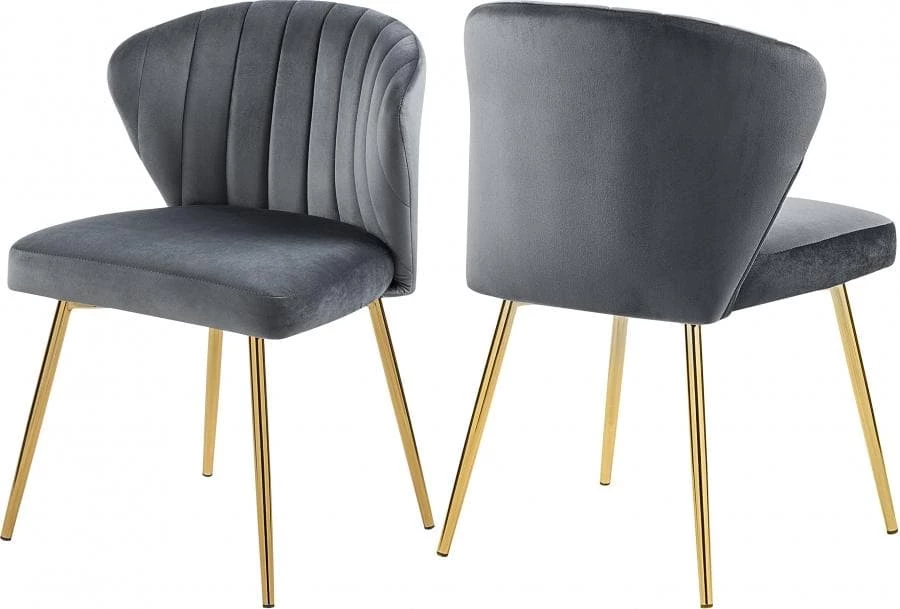 Meridian Furniture Finley Velvet Chair- Set Of 2