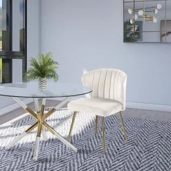 Meridian Furniture Finley Velvet Chair- Set Of 2