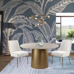 Meridian Furniture Dining Room Owen Velvet Dining Chair Se Of 2