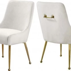 Meridian Furniture Dining Room Owen Velvet Dining Chair Se Of 2