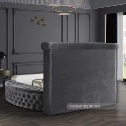 Meridian Furniture Luxus Round Velvet Bed