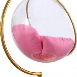 Meridian Furniture Living Room Luna Acrylic Swing Bubble Accent Chair