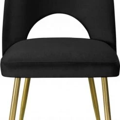 Meridian Furniture Logan Velvet Dining Chair Set Of 2