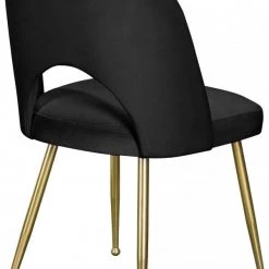 Meridian Furniture Logan Velvet Dining Chair Set Of 2