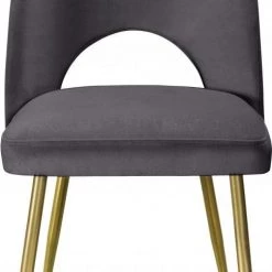 Meridian Furniture Logan Velvet Dining Chair Set Of 2