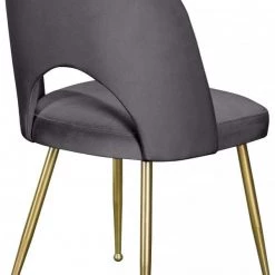 Meridian Furniture Logan Velvet Dining Chair Set Of 2