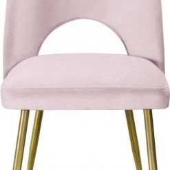 Meridian Furniture Logan Velvet Dining Chair Set Of 2