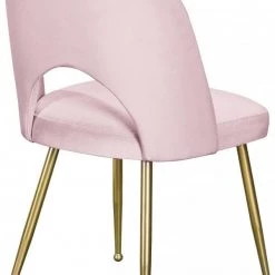 Meridian Furniture Logan Velvet Dining Chair Set Of 2