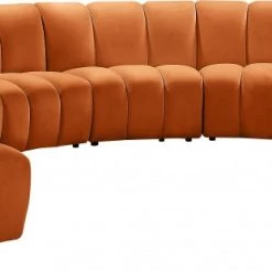 Meridian Furniture Infinity Modular 7 Piece Sectional Living Room