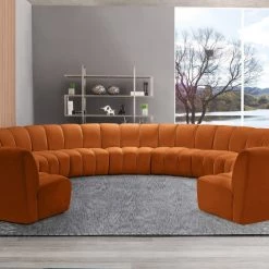 Meridian Furniture Living Room Infinity Modular 11 Piece Sectional