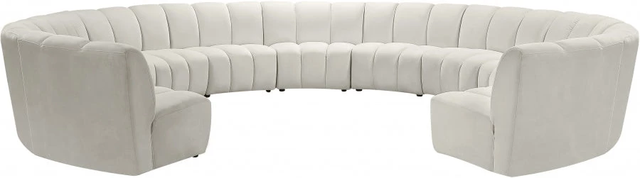 Meridian Furniture Living Room Infinity Modular 11 Piece Sectional