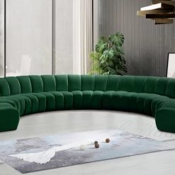 Meridian Furniture Living Room Infinity Modular 9 Piece Sectional