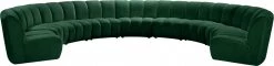 Meridian Furniture Living Room Infinity Modular 9 Piece Sectional