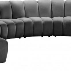 Meridian Furniture Infinity Modular 7 Piece Sectional Living Room