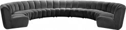 Meridian Furniture Living Room Infinity Modular 9 Piece Sectional