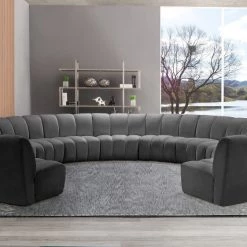 Meridian Furniture Living Room Infinity Modular 11 Piece Sectional
