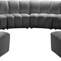 Meridian Furniture Living Room Infinity Modular 12 Piece Sectional