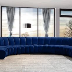 Meridian Furniture Infinity Modular 7 Piece Sectional Living Room