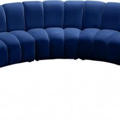 Meridian Furniture Infinity Modular 7 Piece Sectional Living Room