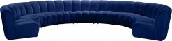 Meridian Furniture Living Room Infinity Modular 9 Piece Sectional