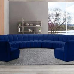 Meridian Furniture Living Room Infinity Modular 11 Piece Sectional