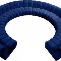 Meridian Furniture Living Room Infinity Modular 11 Piece Sectional