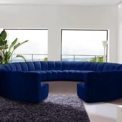 Meridian Furniture Living Room Infinity Modular 12 Piece Sectional