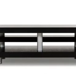 VIG A&X Adrian - Modern Multi-Tier Black Oak Coffee Table By Hollywood Glam