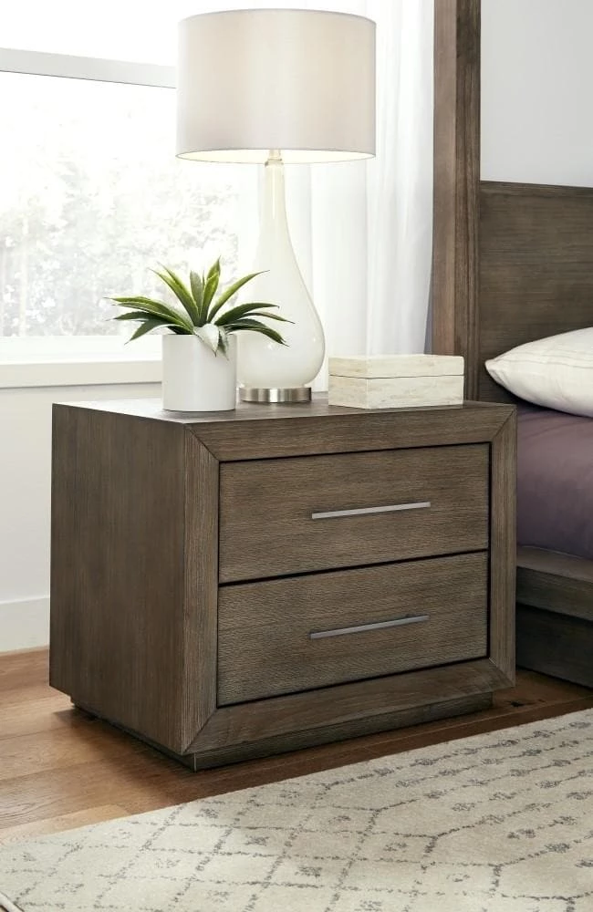 Modus Furniture Melbourne Nightstand With USB Bedroom