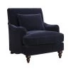Coaster Wendy Accent Chair With Turned Legs Midnight Blue