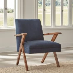 Coaster Living Room Monrovia Wooden Arms Accent Chair