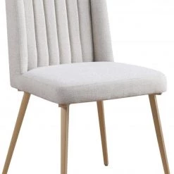 Meridian Furniture Eleanor Linen Dining Chair Set Of 2