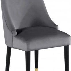 Meridian Furniture Dining Room Omni Velvet Dining Chair Set Of 2