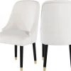 Meridian Furniture Dining Room Omni Velvet Dining Chair Set Of 2