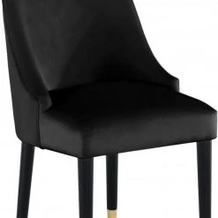 Meridian Furniture Dining Room Omni Velvet Dining Chair Set Of 2