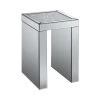 Coaster Living Room Charis Mirrored Square Side Table