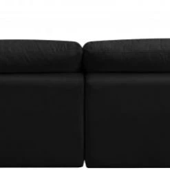 Meridian Furniture Living Room Plush 5 Piece Velvet Standard Modular Overstuffed Reversible Sectional