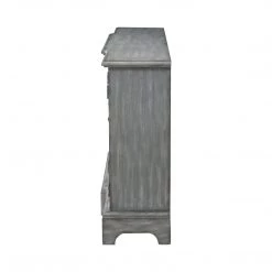Coaster Loggan 4 Door Accent Cabinet Grey Living Room