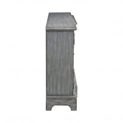Coaster Loggan 4 Door Accent Cabinet Grey Living Room